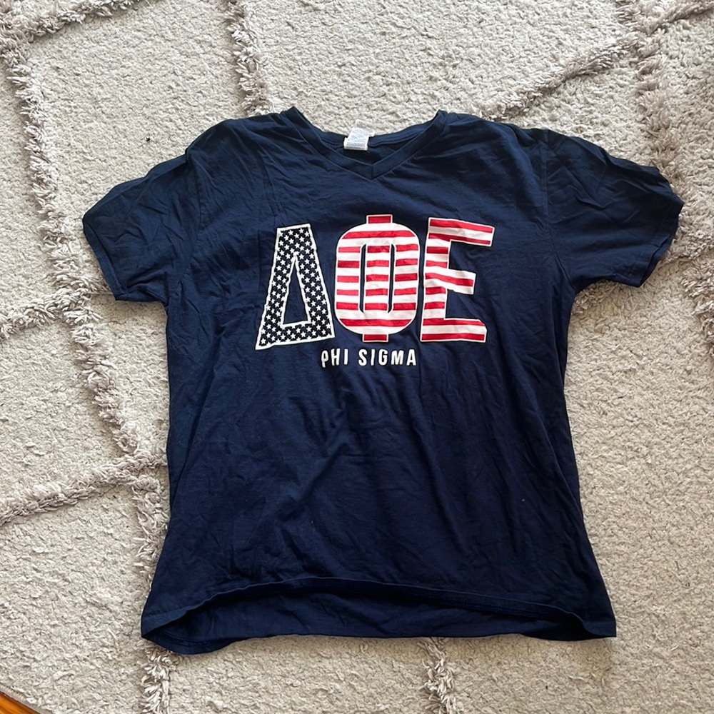 Delta Phi Epsilon Letters Tee